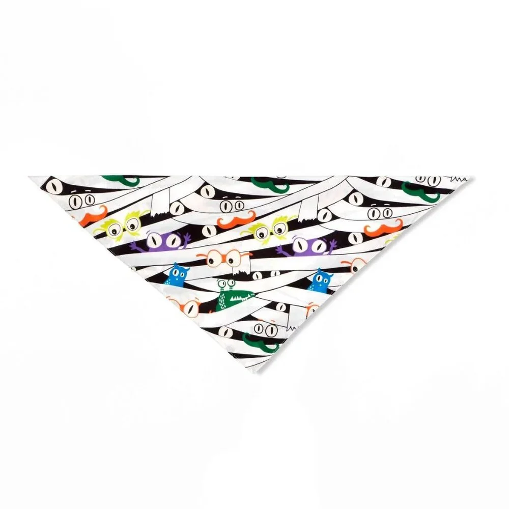 Pet Clothing Bundle | Skeleton Costume XL, Glow-in-the-Dark & Christmas Bandanas